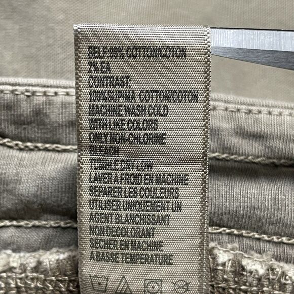 JAMES PERSE Women's Stretch Canvas Surplus Pants Size Small Green Drawstring EUC - Picture 10 of 15